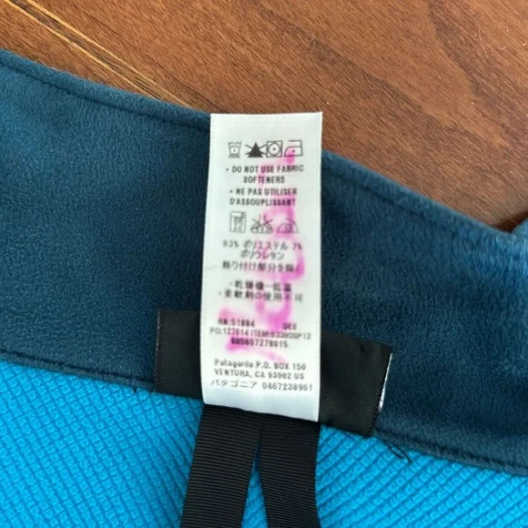 Patagonia Polartec Soft Shell Jacket Blue/Green Size M - Picture 8 of 9